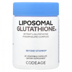 Codeage liposominio gliutationo kapsulės, 60 vnt. 60 pcs - 1 ea