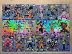Pasidaryk pats 18 vnt./rinkinys Dragon Ball Savadarbiai Kortelių Reljefiniai Kolekciniai Stikliniai Blyksniai Paauksuoti Lazeriniai Blyksniai Anime Žaislas Dovana Komiksai