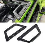 2 VNT Aliuminio Lydinio Automobilio Stogo Kieto Vir&scaron;aus Rankena Priedai Jeep Gladiator JT Wrangler JL 2018 2019 2020 2021 2024+ juoda