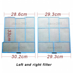 1 rink. Oro kondicionieriaus filtras tinkamas HITACHI RAS-35AHR, 36AHY, 32AHR, 35AVZ, 26, 36DHZ Left and right