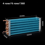 403*95*163mm Vario vamzdelis Aliuminio briaunelės Garintuvas Kondensatorius &Scaron;aldytuvas &Scaron;ilumos i&scaron;sklaidymas &Scaron;aldymo įranga 403x95x163 mm