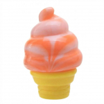 (Oranžinė) NeeDoh Nice Cream Vafliukas Ledų Squishy Žaislas Fidget Žaislas Nerimo Sensoriniai Žaislai