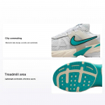 Nike V2K Run Balti Dusty Cactus Moteri&scaron;ki sportbačiai Coconut-Milk Summit-White FD0736-105 36.5