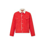 Levi's Moteri&scaron;kas Sherpa Velūro &Scaron;varkas Ex Boyfriend Raudonas 36137-0053 XS