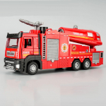 1:32 Gaisrinės ma&scaron;inos modelis žaislas Miesto sanitarijos valytuvas Lieto metalo sunkvežimis Atidaromos durys Garsas &Scaron;viesa Miniatiūrinė transporto priemonė Vaikų žaislai