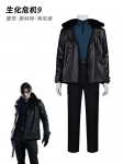 Resident Evil 9 Leono Cosplay Kostiumas Requiem Helovino Vaidmenų Apranga XXXL juoda