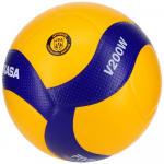 MIKASA 5 dydžio tarptautiniu mastu sertifikuotas tinklinio kamuolys Mėlynas ir geltonas Tiesiogiai i&scaron; Japonijos yellow