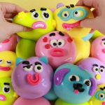 Nauji Pasidaryk pats Žaislai Smushers Squishy, Squishy Mainų &Scaron;uns Veido Žaislai Curiosities, Lėtai Augantys Sulankstomi Mink&scaron;ti Žaislai, Atpalaiduojantys Sensoriniai Žaislai