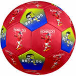 Ronaldo Action Futbolo kamuolys Dydis 5 Ma&scaron;ininiu būdu susiūtas Universalus futbolo kamuolys patalpoms/lauko sąlygoms Futbolo priedai zq blue