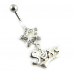 Les Tr&eacute;sors De Lily [E3639] - Body Piercing 'Sexy Touch' Blanc