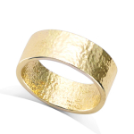 Bague Plaqu&eacute; Or 'Cleopatra' dor&eacute; - 8 mm