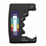 Baterijos testerio skaitmeninis ekranas, skirtas DN AA AAA 9V 1,5 V mygtukų elementų baterijos talpos tikrinimo detektoriaus įtampos talpos tikrinimo įrankis juoda