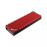 M.23 Radiator M.2 SSD Heat Sink Aliuminio radiatorius Dizainas be įrankių raudona
