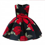 Mergaičių gėlių princesės suknelė eleganti&scaron;ka vaikų mergaičių vestuvių vakarėlių suknelės kostiumas 130cm