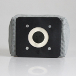 1 vnt plaunamas universalus dulkių siurblio audinio dulkių mai&scaron;elis Dulkių siurblio mai&scaron;elis yra daugkartinis 10*11cm pilka spalva