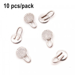 Ortodontinis liežuvio mygtuko tinklelio pagrindas Dantų įkandimo turbos liežuvio tramdiklis įpročio korekcijos mygtuko ortodontinės medžiagos 3 packs Button D