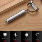 2 viename skustuvas ir trintuvas nerūdijančio plieno bulvių agurkų morkų trintuvė Julienne peeler virtuvės įtaisas
