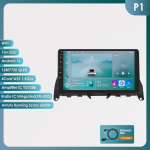 Hizpo 8GB+128GB 9'' 2Din Android 12 DSP RDS automobilinio radijo multimedijos vaizdo grotuvas, skirtas Mercedes Benz C-Class 3 W204 S204 2006-2011 SWC GPS Carplay 4G HC1 4Core 1G 32G