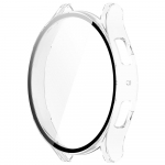 Kompiuterio ir grūdinto stiklo apsauginis dėklas, skirtas Samsung Galaxy Watch 6 40 mm 44 mm viso ekrano apsaugai Galaxy Watch 6 40mm skaidri