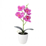 ABS medžiaga Dirbtinė orchidėja Oranži&scaron;kai raudona Pink Plus White White Plus Rose B