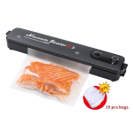 Automatinis maisto vakuuminis sandariklis su 10 vnt vakuuminio sandarinimo mai&scaron;eliais, sauso / drėgno vakuuminio sandarinimo ma&scaron;ina, skirta Sous Vide ir maisto saugojimui