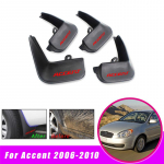 Purvasaugiai Hyundai Accent Sedan 2006-2010 sparnams, purvasaugiai, purvasaugiai, automobilio priedai raudona
