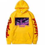 Bersker Anime Hoodie Harajuku Grafinis rudens megztinis, madinga unisex, ilgomis rankovėmis, laisvalaikio žiema moteri&scaron;ka gatvės apranga Laisvi lauko drabužiai XS smėlis