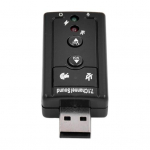 DIMAN-HD02 i&scaron;orinis USB virtualus 7.1 kanalo garso plok&scaron;tės garso adapteris ne&scaron;iojamam kompiuteriui