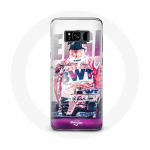 Coque pour Samsung Galaxy S8 Formule 1 Sergio P&eacute;rez Pilote automobile de F1