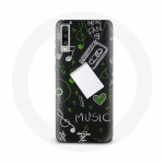 Coque pour Samsung Galaxy A50 Music cl&eacute; de sol