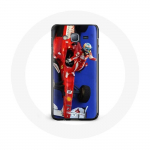 Coque pour Samsung Galaxy Grand Prime Formule 1 Fernando Alonso Pilote automobile F1 Rouge