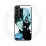 Coque pour Samsung Galaxy S22 Tokyo Ghoul Visage Moiti&eacute;