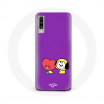 Coque pour Samsung Galaxy A50 BTS Bangtan Sonyeondan BT21 Tata V Chimmy Jimin