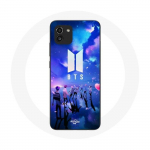 Coque pour Samsung Galaxy A03 Bangtan Sonyeondan BTS Fanart Logo juoda