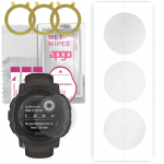 3x apgo Hydrogel ekrano apsauga, skirta Garmin Instinct 2 Solar, hidrogelio plėvelė, su pozicionavimo sluoksniu, kurį lengva montuoti