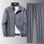Vyri&scaron;kos sportinės aprangos rinkinys Sportiniai kostiumai Dviejų dalių komplektai Homme Drabužiai Hoodies + Kelnės Kostiumas Vyri&scaron;kas Gatvės apranga Hoodie Striukės Didelis dydis XL pilka