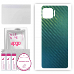 apgo Protective Skin Sticker for the back compatible with Motorola One 5G UW, Wrap Film, Foil, Vinyl - Pattern Carbon Chameleon CAKA1
