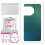 apgo Protective Skin Sticker for the back compatible with OnePlus Ace 2 Pro, Wrap Film, Foil, Vinyl - Pattern Carbon Chameleon CAKA1