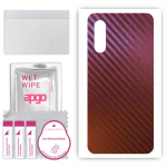 apgo skin sticker film foil vinyl for the BACK compatible with Meizu 16T, scratch-resistant, easy to install - Carbon Chameleon CAKA5