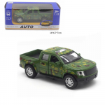 1/32 Toyota pikapas žaislinis modelis, galintis atidaryti duris, kamufliažinis automobilis, muzika, &scaron;viesos modeliavimas, atitraukiamas automobilis vaikams, žaislai, dovanos 1/32-Size:12*5.5*4.2cm kamufliažinė žalia spalva