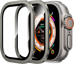 Visi&scaron;kai dengiantis titano grūdinto stiklo ekrano apsauginis dangtelis skirtas Iwatch Apple Watch Ultra 2 Ultra2 49Mm 49 mm apsauginės plėvelės apsaugos priedai 49mm