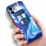 Tardis Box Doctor Who Van Gogh dėklas, skirtas Apple iPhone 14 13 12 Mini 11 Pro Max 7 8 XR X XS 7 8 Plus SE 2020 2022 mink&scaron;tas dangtelis iPhone SE 2022