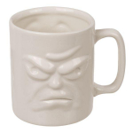 Tasse double face grincheux et joyeux mug original visage