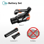 22000 RPM 3000 W belaidis elektrinis oro pūstuvas Galingas lapų dulkių siurblys dulkių sniego &scaron;lavimo ma&scaron;ina