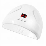 200 W UV LED nagų lempa Nagų džiovintuvas Gelinis nagų lako LED lempa su 3 laikmačiais ir automatiniu jutikliu, LCD ekranu, profesionaliais nagų dailės įrankiais balta
