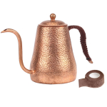 Pageidaujamas gryno vario virdulys, kavinukas, tiesioginė ugnis, siauro kaklelio puodas 550 ml, la&scaron;inimo puodas, patvarus, rankų darbo, kalto pavir&scaron;iaus apdaila, suderinamas su dujine virykle beige