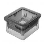 Tofu presas dėžutė Tofu presas kietam arba labai kietam tofu Nusausintuvas Indaplovė pilka