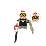 Anime BLEACH statybiniai blokai Ichigo Kurosaki Getsuga Tenshou Yamamoto Genryusai Shigekuni figūrėlės plytos KDL816 KDL820 KDL824
