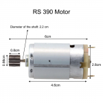Pavarų Žaislinio Automobilio Variklis 10000rpm 16000rpm 23000rpm 6V /12V 24V 390 12V 20000RPM