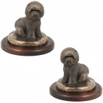 Bichon Frise, Bichon Tenerife, Bichon a poil frise - dog statue, figurine for office, trophy for dog show by Art-Dog brand